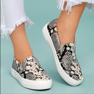 Steve Madden Gills snakeskin sneaker